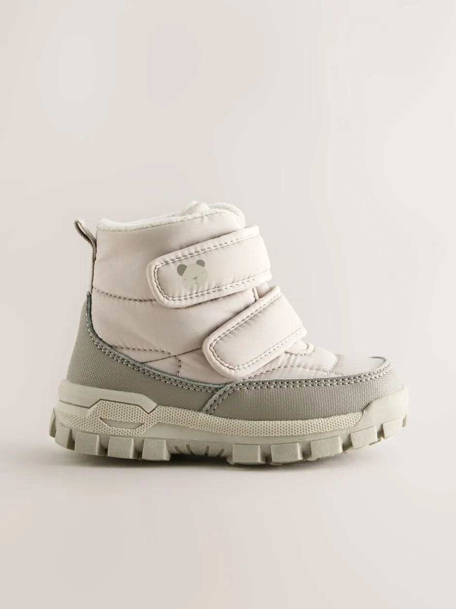 Boots|Boots*Next - Waterdichte gewatteerde Boots met Klittenbandsluiting Neutraal