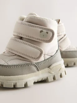 Boots|Boots*Next - Waterdichte gewatteerde Boots met Klittenbandsluiting Neutraal