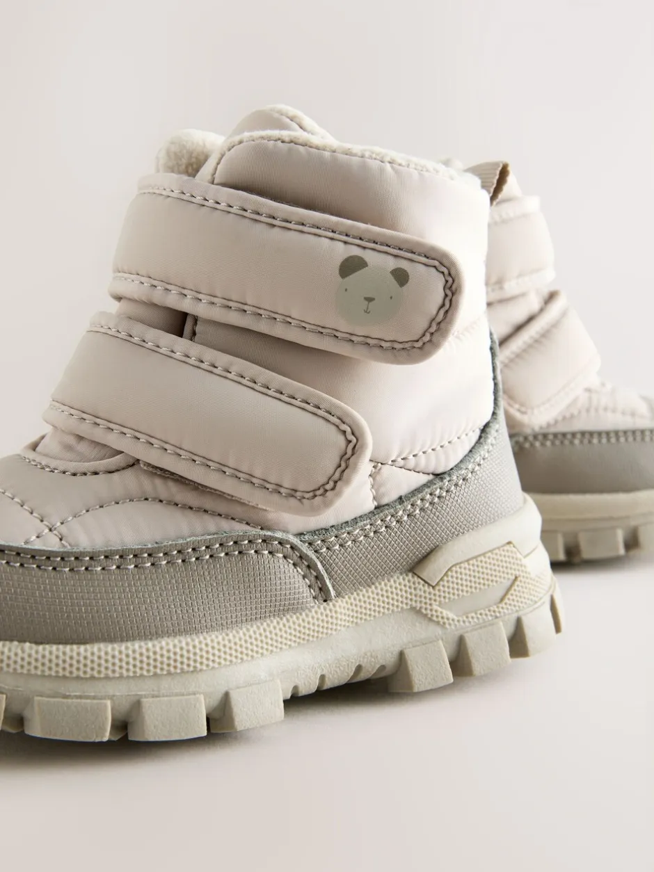 Boots|Boots*Next - Waterdichte gewatteerde Boots met Klittenbandsluiting Neutraal