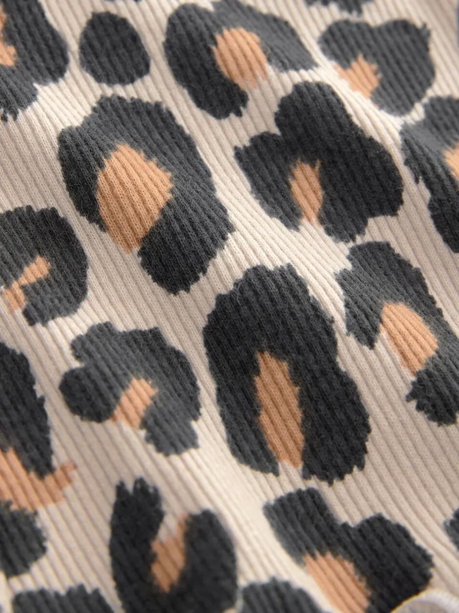 Broeken En Leggings*Next Neutraal dierenprint - Flare leggings 3 stuks (3mnd-7jr)