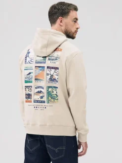 Sweaters En Hoody´S|Sweaters En Hoody´S*Next Neutraal ecru - Pullover-hoody - Hokusai Graphic License
