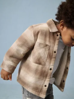 Jassen, Jacks En Kinderwagenpakjes|Jassen En Jacks*Next - Geruite shacket met borgvoering (3mnd -7jr) Neutraal geruit