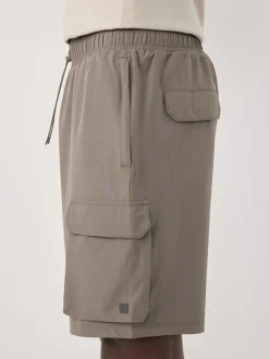 Shorts|Next - Active cargo gym trainingshorts Neutraal kiezelkleurig