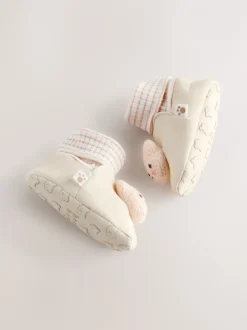 Boots*Next Neutraal met beren - Baby Sokken Top Boots (0-18mnd)