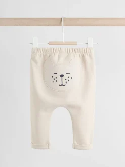 Broeken En Leggings|Next Neutraal met beren - Baby 100% Cotton Leggings 2 Pack (0mths-2yrs)