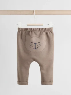 Broeken En Leggings|Next Neutraal met beren - Baby 100% Cotton Leggings 2 Pack (0mths-2yrs)
