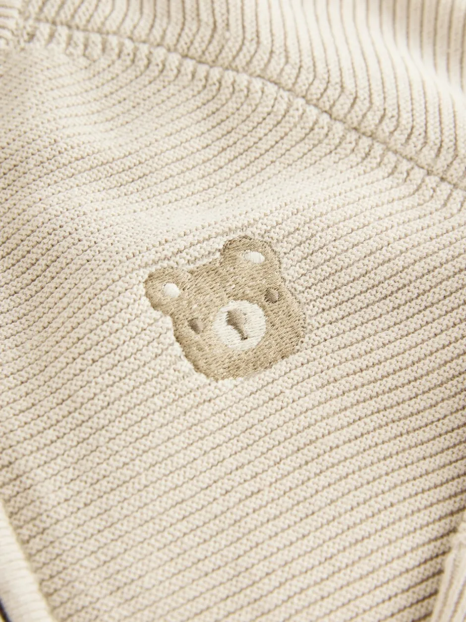 Truien En Breisels*Next Neutraal met beren - Vest met ritssluiting (3 mnd-7 jr)