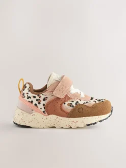 Sneakers*Next - Sneakers met elastische veters en klittenbandsluiting Neutraal met dieren