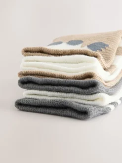 Sokken En Panty's|Sokken*Next Neutraal met transportprint - Verpakking van 7 paar sokken met hoog aandeel katoen