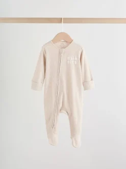 Multipacks|Babypakjes En Babypyjama's|Next Neutral Milkclub - Verpakking van 3 babypyjama's met tweewegrits (0-2jr)
