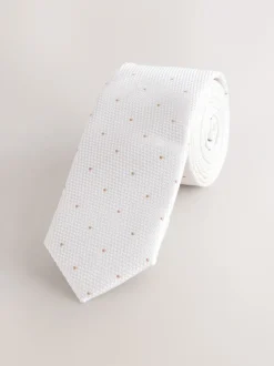 Kostuums En Herenvesten|Next Neutral Polka Dot - Stropdas (3-16 jr)