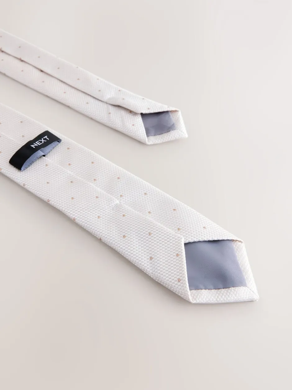 Kostuums En Herenvesten|Next Neutral Polka Dot - Stropdas (3-16 jr)