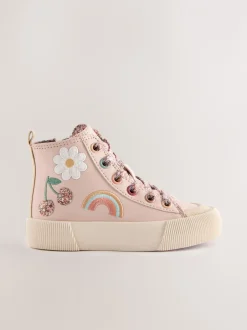 Sneakers|Next - Hoge schoen Neutrale figuurapplicatie