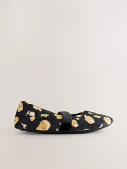 Pantoffels|Never Fully Dressed Charm Velour Mary Jane Slippers