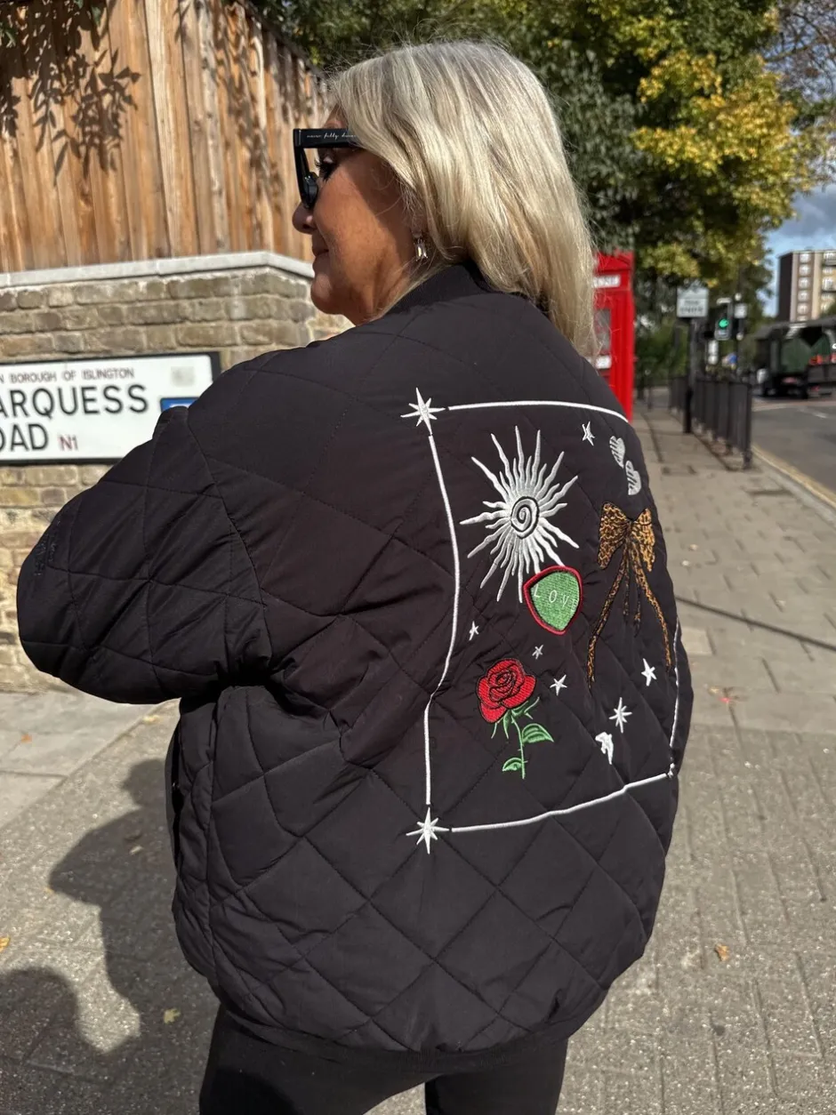 Jassen En Jacks*Never Fully Dressed Quilted Fur Lined Bomber Jacket