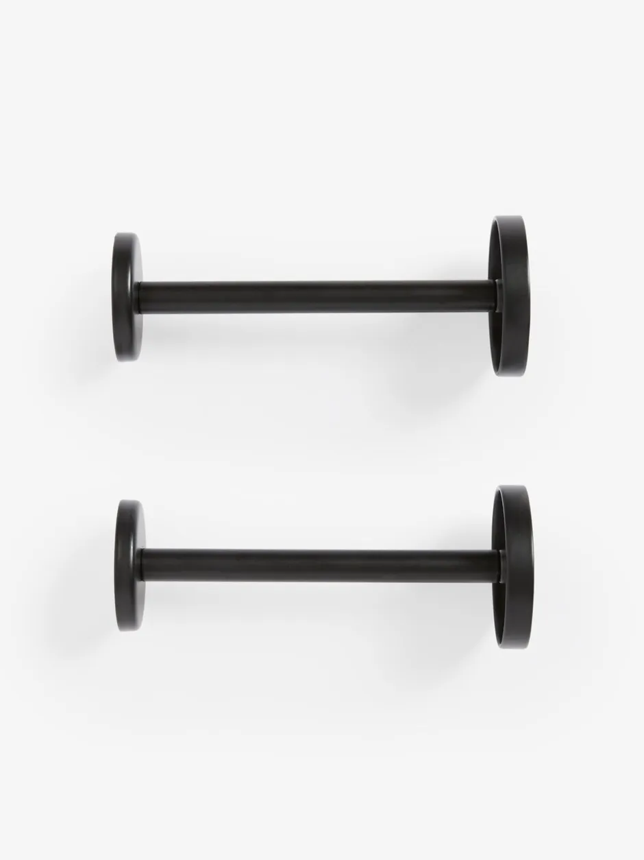 Gordijnroedes En -Accessoires*Next - Set van 2 gordijnhouders met studs Zwart