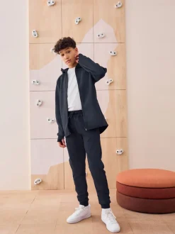 Joggingbroeken|Next - Tech Sportswear Hoodie and Joggers Set Nieuw donkerblauw