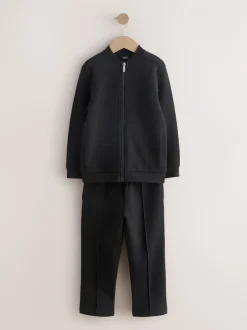 Joggingbroeken|Sweaters En Hoody´S*Next - Modieuze set met jersey bomberjack en joggingbroek (3-16jr) Nieuw zwart
