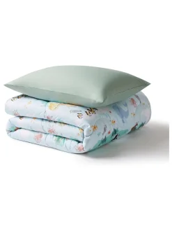 Dekbedden En Kussens*Night Lark Junior Overtrekloos Dekbed Set 4,5 Tog Animal Atlas