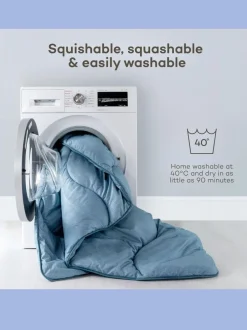 Dekbedden En Kussens*Night Lark Linen 10.5 Tog Coverless Duvet Blauw