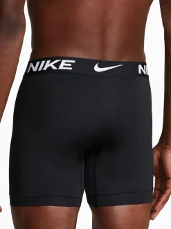 Ondergoed|Ondergoed|Nike DRI-Fit Essential verpakking van 3 zwarte micro boxershorts