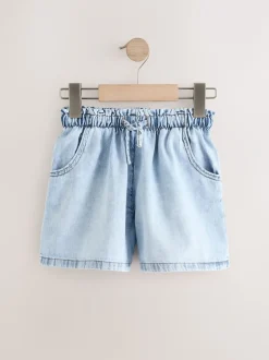 Shorts En Rokken|Next Normaal blauw - 100% katoenen denim shorts verpakking van 2 (3 - 16 jr)