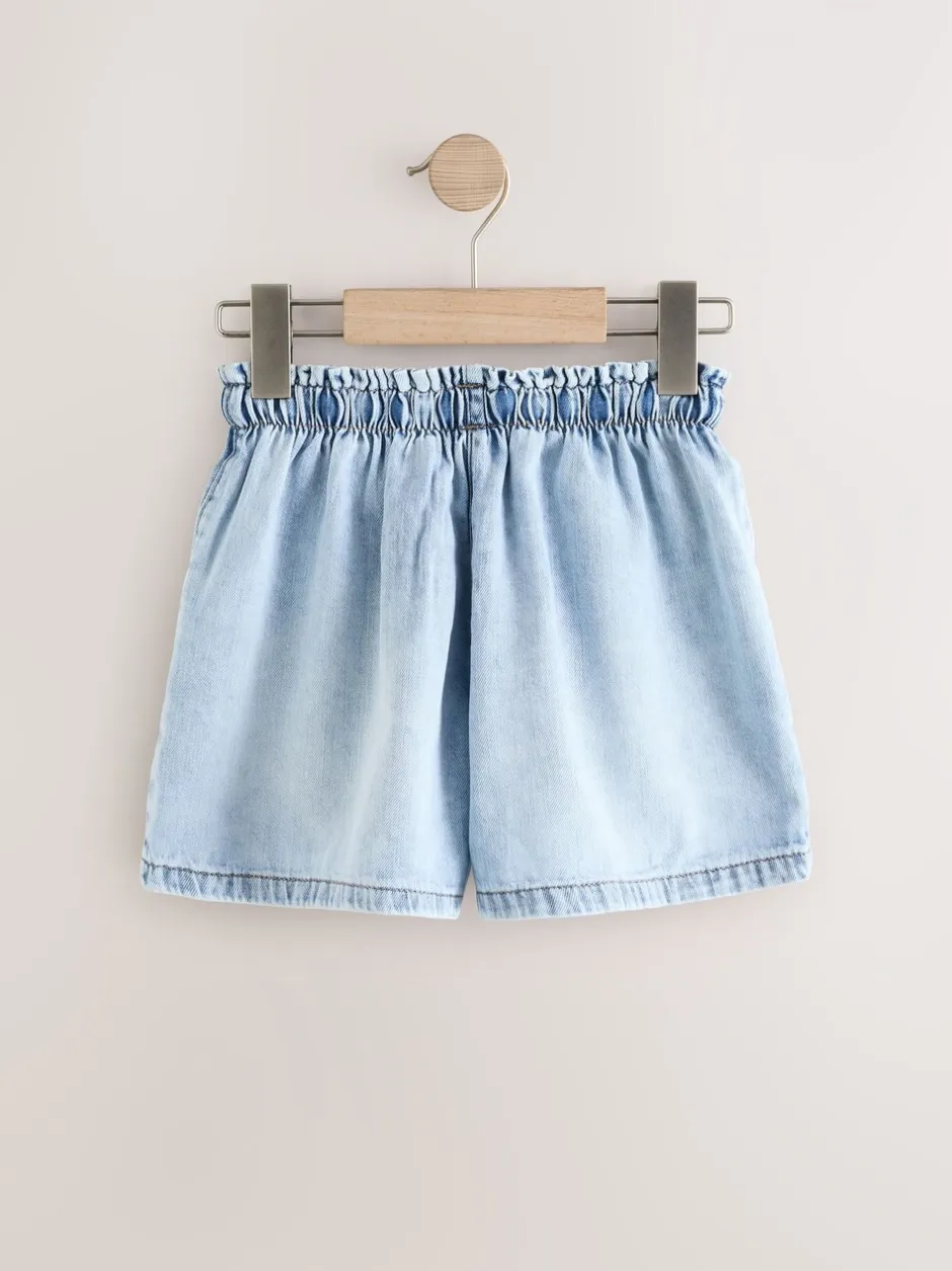Shorts En Rokken|Next Normaal blauw - 100% katoenen denim shorts verpakking van 2 (3 - 16 jr)