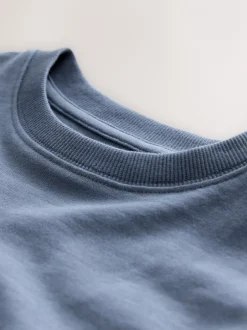 T-Shirts|Tops|Next Normaal blauw - Behaaglijk T-shirt met lange mouwen (3-16 jr)