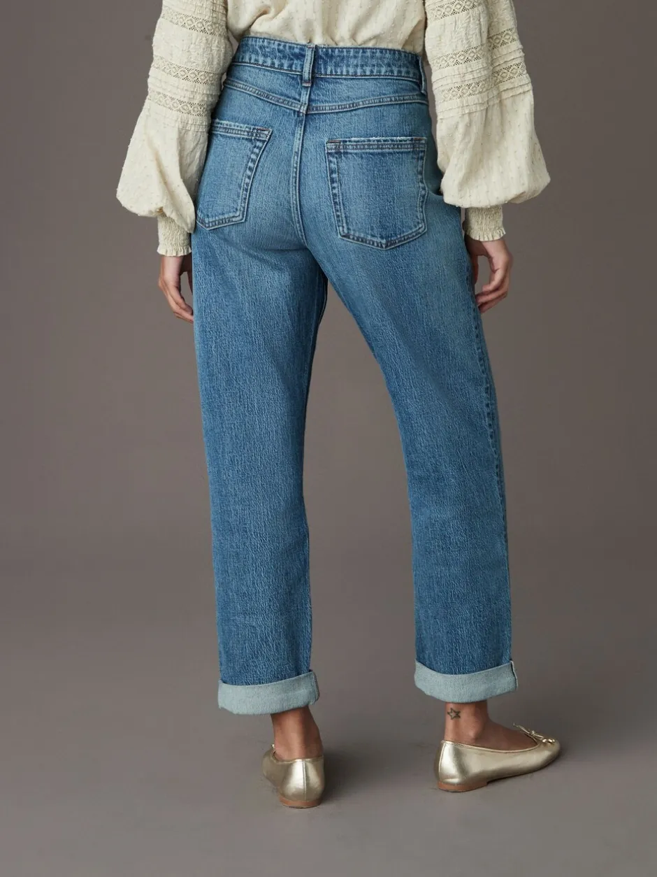 Jeans|Next - Boyfriend-jeans Normaal blauw