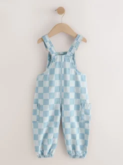 Tuinbroeken*Next Normaal blauw - Bretelbroeken gecontroleerd (3maanden -7jaar)