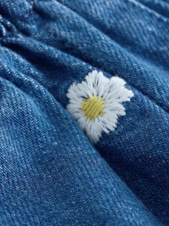 Shorts*Next Normaal blauw - Daisy Embroidered Denim Shorts (3mths-7yrs)