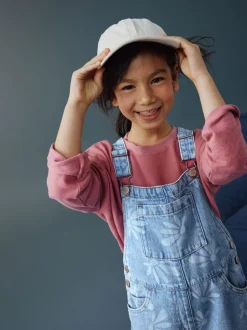 Tuinbroeken|Jumpsuits En Playsuits*Next Normaal blauw - Daisy Printed Dungaree (3-16yrs)