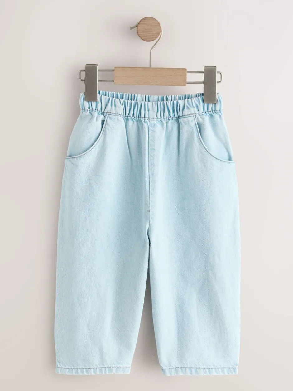 Jeans En Joggingbroeken|Jeans|Next - Pullon Barrel Jeans (3mths-7yrs) Normaal blauw