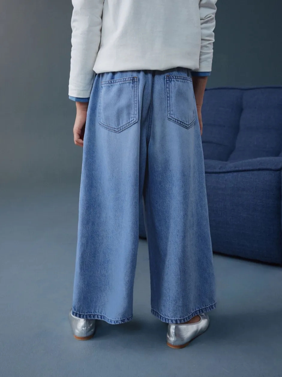 Jeans*Next - Pullon Barrel Jeans (3-16yrs) Normaal blauw