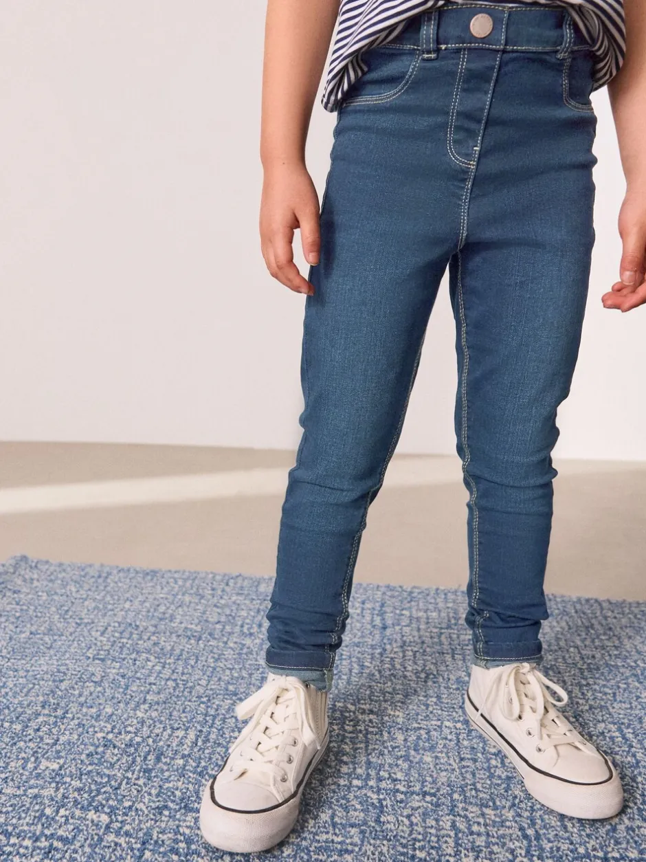 Jeans|Next - Stretchleggings (3-16 jr) Normaal blauw