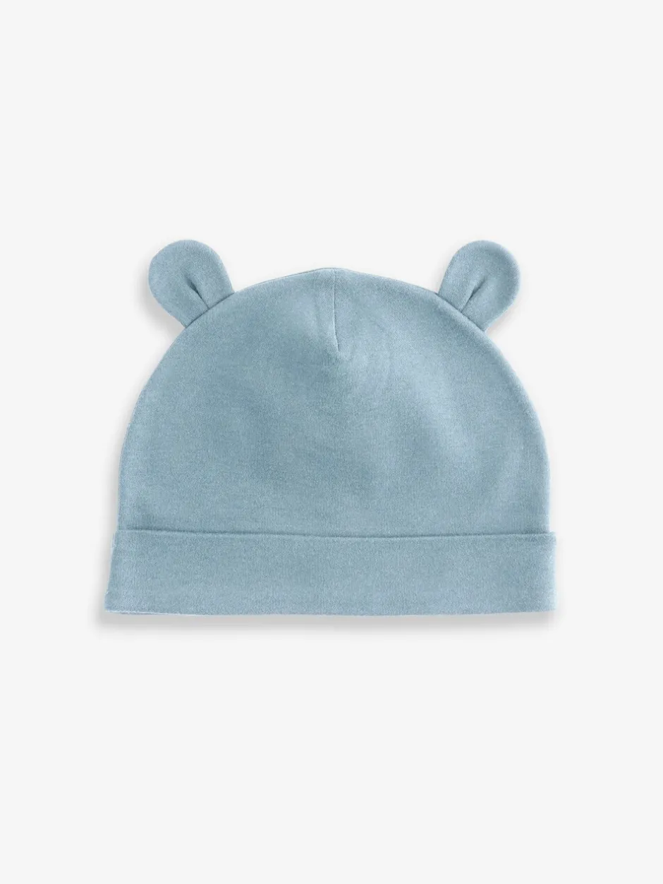 Mutsjes En Antikrabwantjes|Mutsen, Handschoenen En Sjaals|Next Normaal blauw - Verpakking van 3 baby mutsen van 100% katoen (0-18mnd)