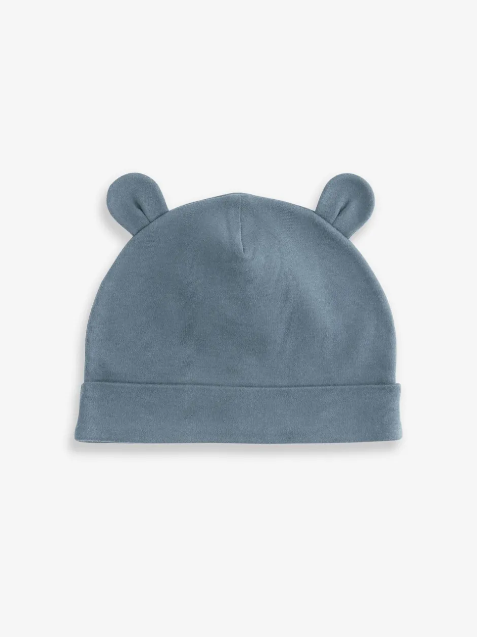 Mutsjes En Antikrabwantjes|Mutsen, Handschoenen En Sjaals|Next Normaal blauw - Verpakking van 3 baby mutsen van 100% katoen (0-18mnd)