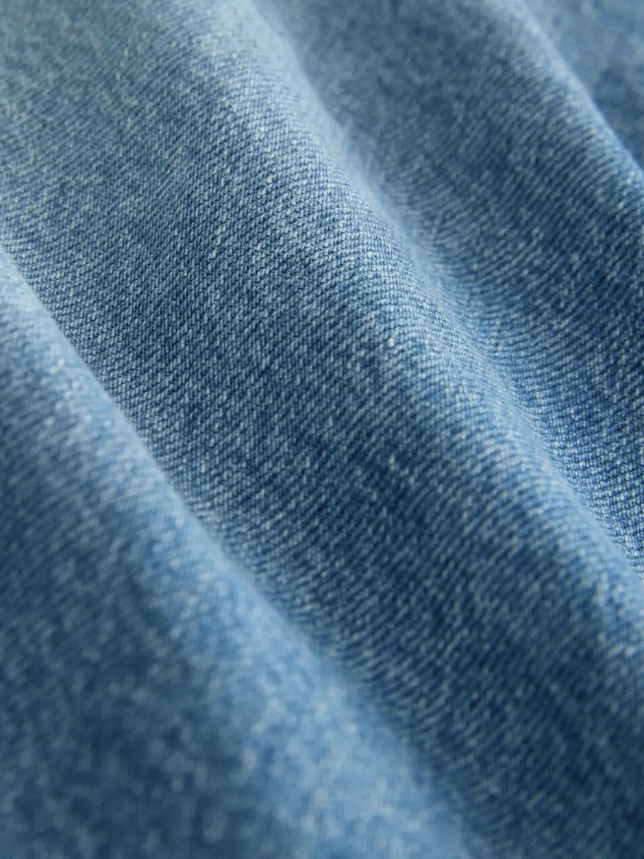 Rokken*Next Normaal blauw - Wrap Maxi Denim Skirt