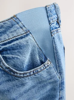 Jeans|Moederschap|Next Normaal blauw - Zwangerschapsbarrel denim 100% katoenen jeans