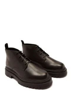 Boots*Off The Hook Hardrock Leather Lace-Up Chukka Ankle Boots