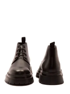 Boots*Off The Hook Hardrock Leather Lace-Up Chukka Ankle Boots