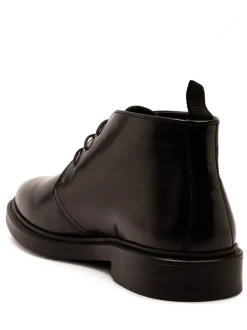 Boots*Off The Hook Loki Black Leather Lace-Up Boots