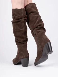Boots*Off The Hook Muswell Suede Knee High Slouch Boots