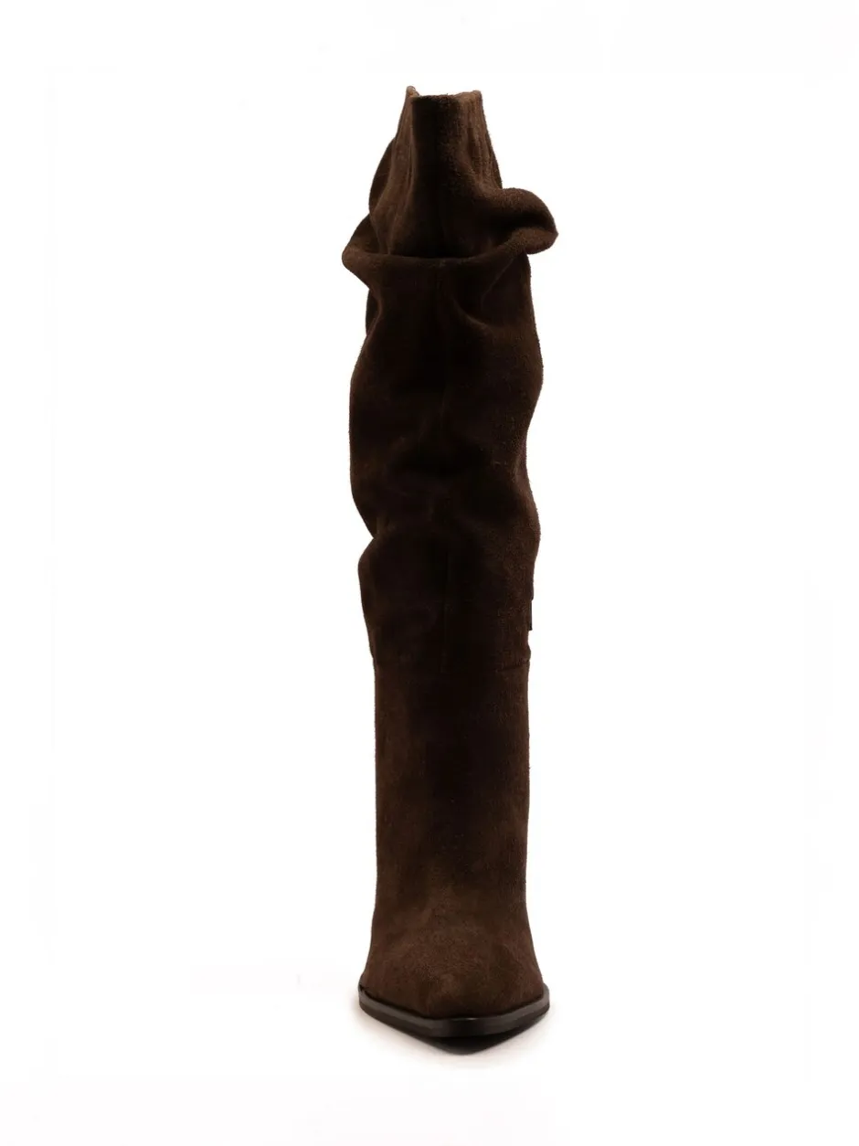 Boots*Off The Hook Muswell Suede Knee High Slouch Boots