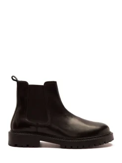 Boots*Off The Hook Ozzy High Heel Leather Ankle Chelsea Boots