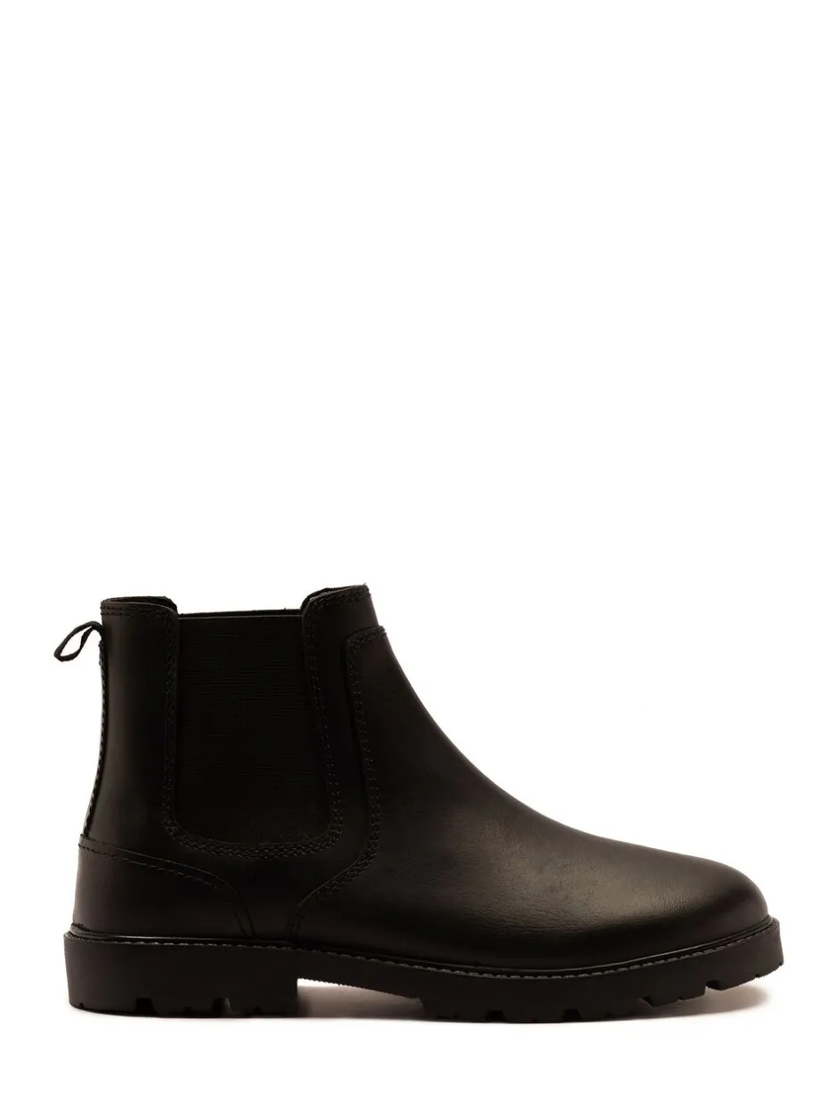 Boots*Off The Hook Vader leren Formeel Chelsea Boots