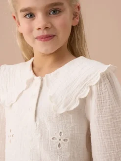 Overhemden En Blouses*Angel & Rocket - Betty blouse met Strepen en Lange mouwen Off White