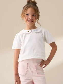 Overhemden En Blouses|Angel & Rocket - Emily Peter Pan Collar Blouse Off White