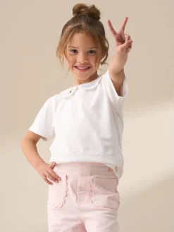 Overhemden En Blouses|Angel & Rocket - Emily Peter Pan Collar Blouse Off White
