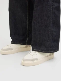 Sneakers|JACK & JONES - Chunky Sole PU Trainers Off White